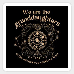 Granddaughters of Witches You Could Not Burn Magnet